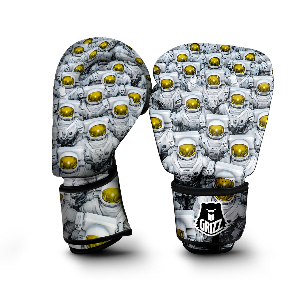 Astronauts Group Print Boxing Gloves-grizzshop