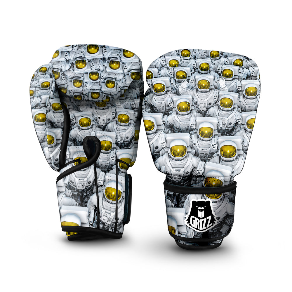 Astronauts Group Print Boxing Gloves-grizzshop