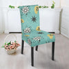 Atom Science Pattern Print Chair Cover-grizzshop