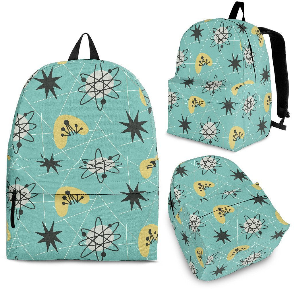 Atom Science Pattern Print Premium Backpack-grizzshop