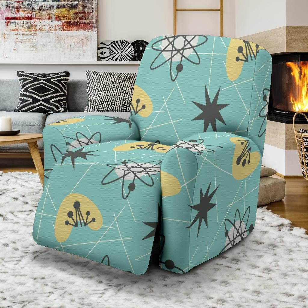 Atom Science Pattern Print Recliner Cover-grizzshop