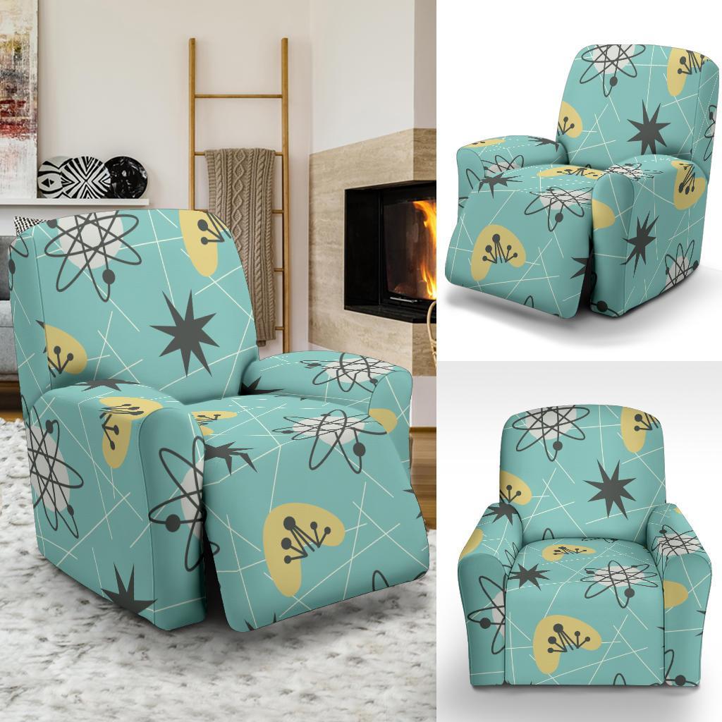 Atom Science Pattern Print Recliner Cover-grizzshop