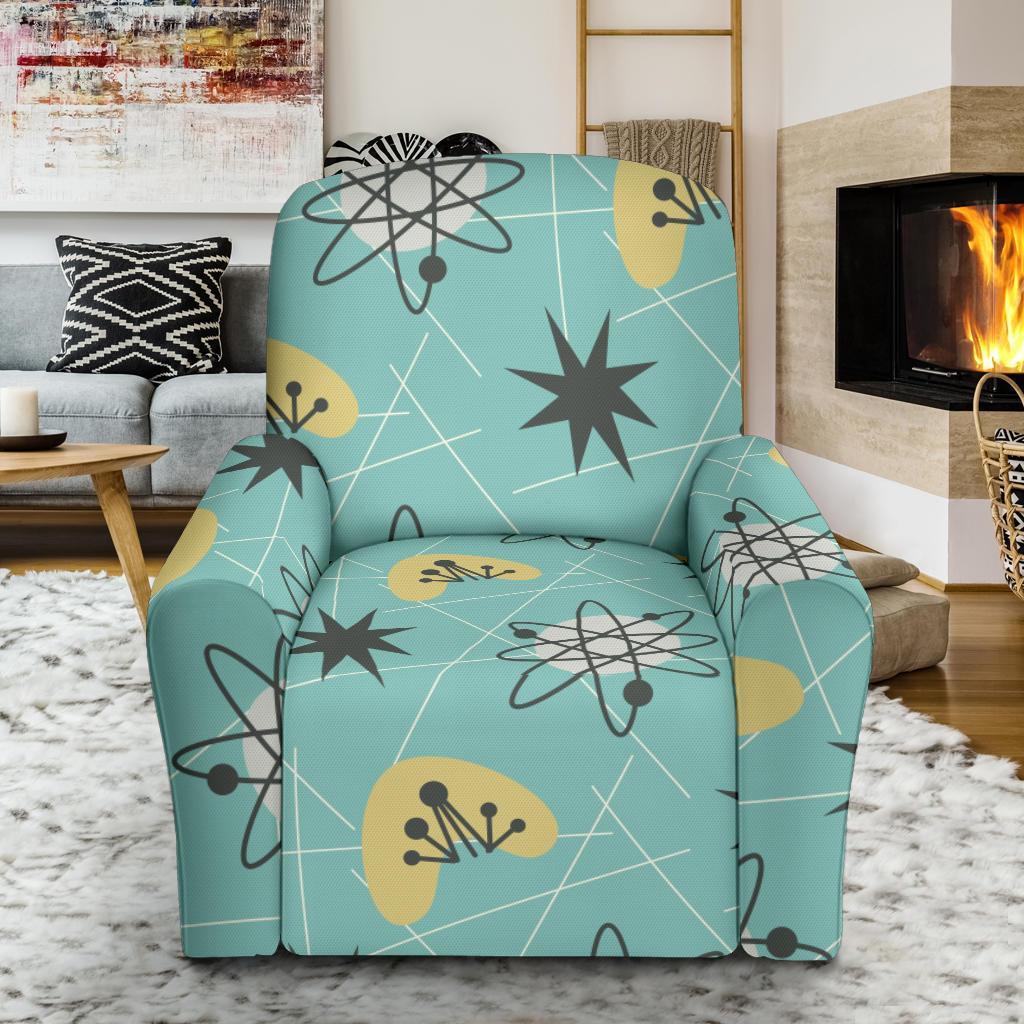 Atom Science Pattern Print Recliner Cover-grizzshop