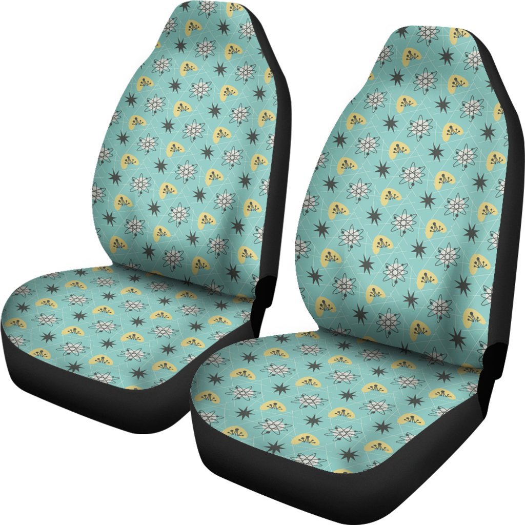 Atom Science Pattern Print Universal Fit Car Seat Cover-grizzshop