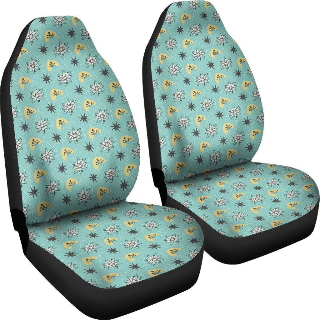 Atom Science Pattern Print Universal Fit Car Seat Cover-grizzshop