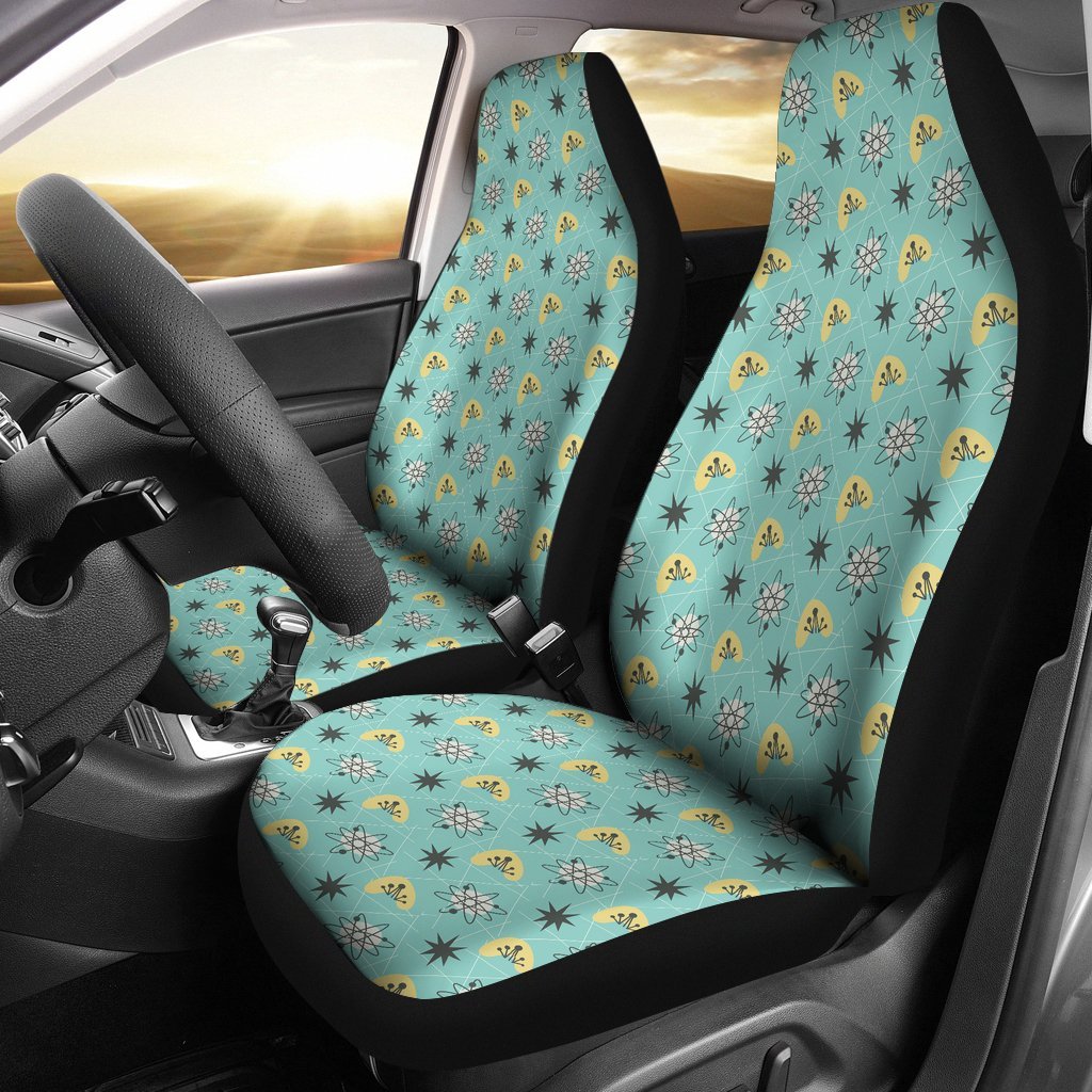 Atom Science Pattern Print Universal Fit Car Seat Cover-grizzshop