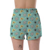 Atom Science Pattern Print Women's Shorts-grizzshop