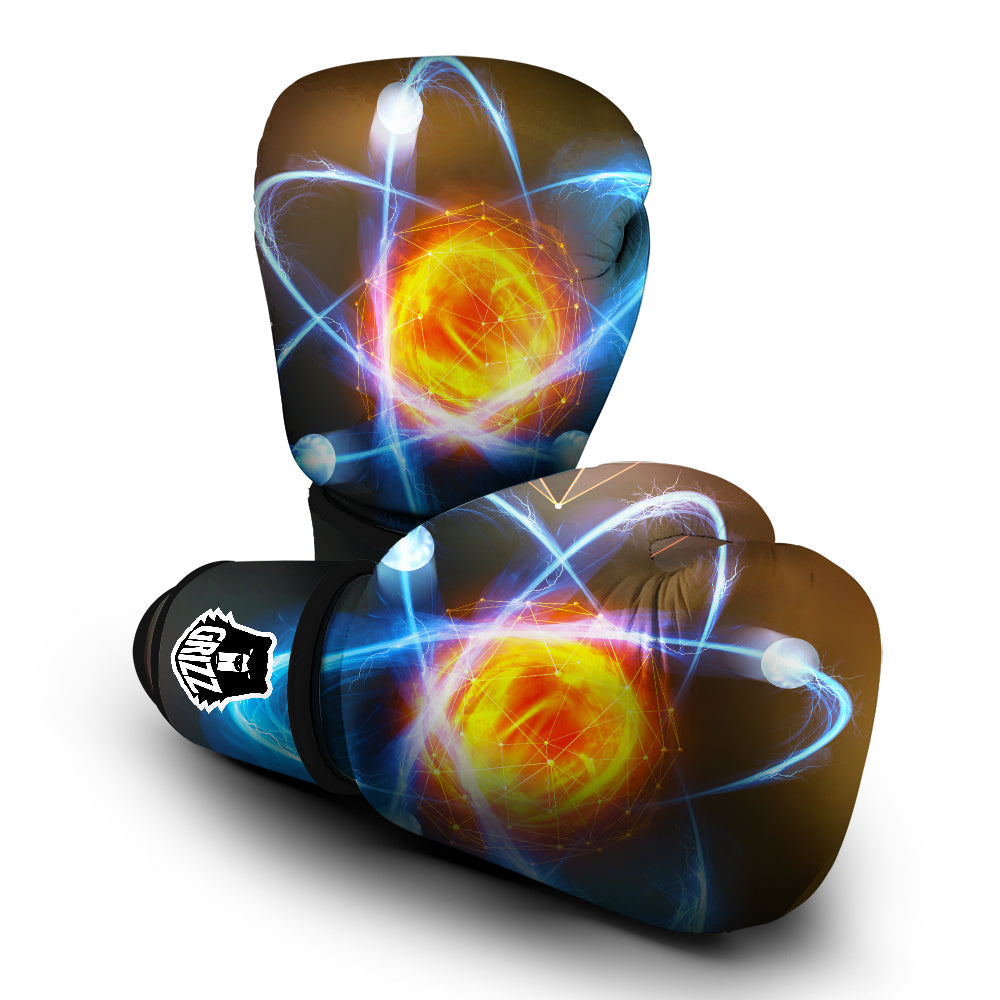 Atomic Structure Print Boxing Gloves-grizzshop