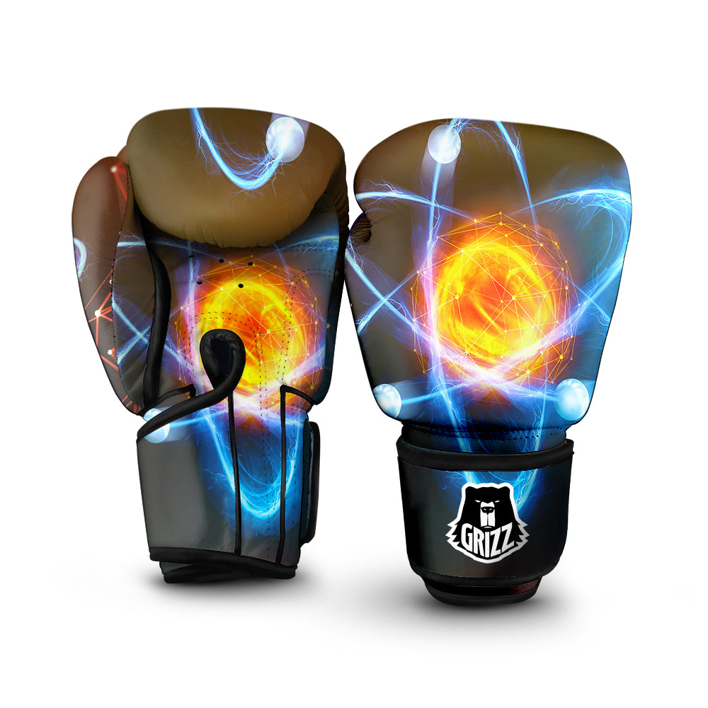 Atomic Structure Print Boxing Gloves-grizzshop
