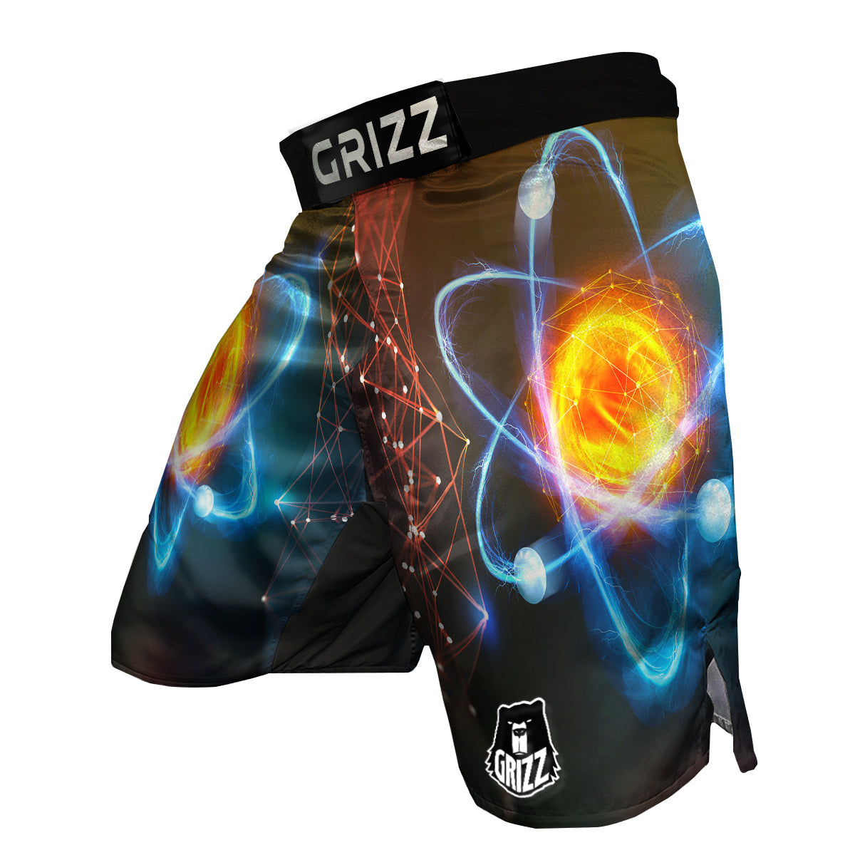 Atomic Structure Print MMA Shorts-grizzshop
