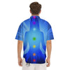 Aura Seven Chakras Print Men's Short Sleeve Shirts-grizzshop