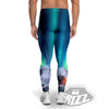 Aurora Green Northern Lights Print Men's Leggings-grizzshop