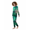 Aurora Northern Lights Print Women's Pajamas-grizzshop