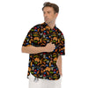 Australia Symbols Print Pattern Men's Short Sleeve Shirts-grizzshop