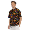 Australia Symbols Print Pattern Men's Short Sleeve Shirts-grizzshop