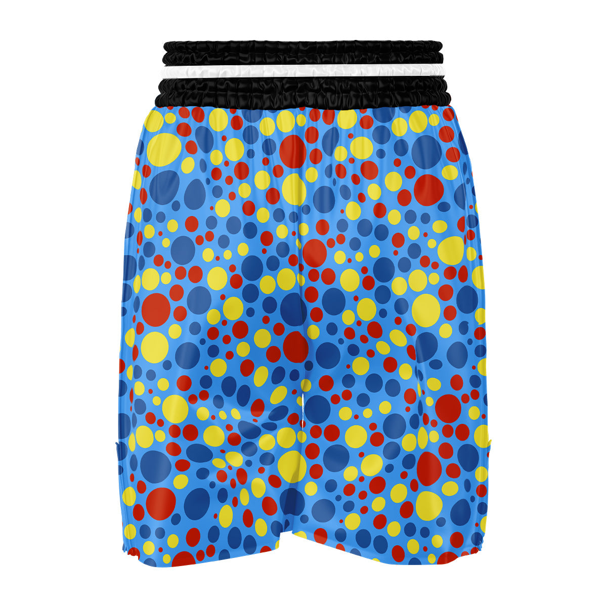 Autism Awareness Dots Color Print Pattern Boxing Shorts-grizzshop