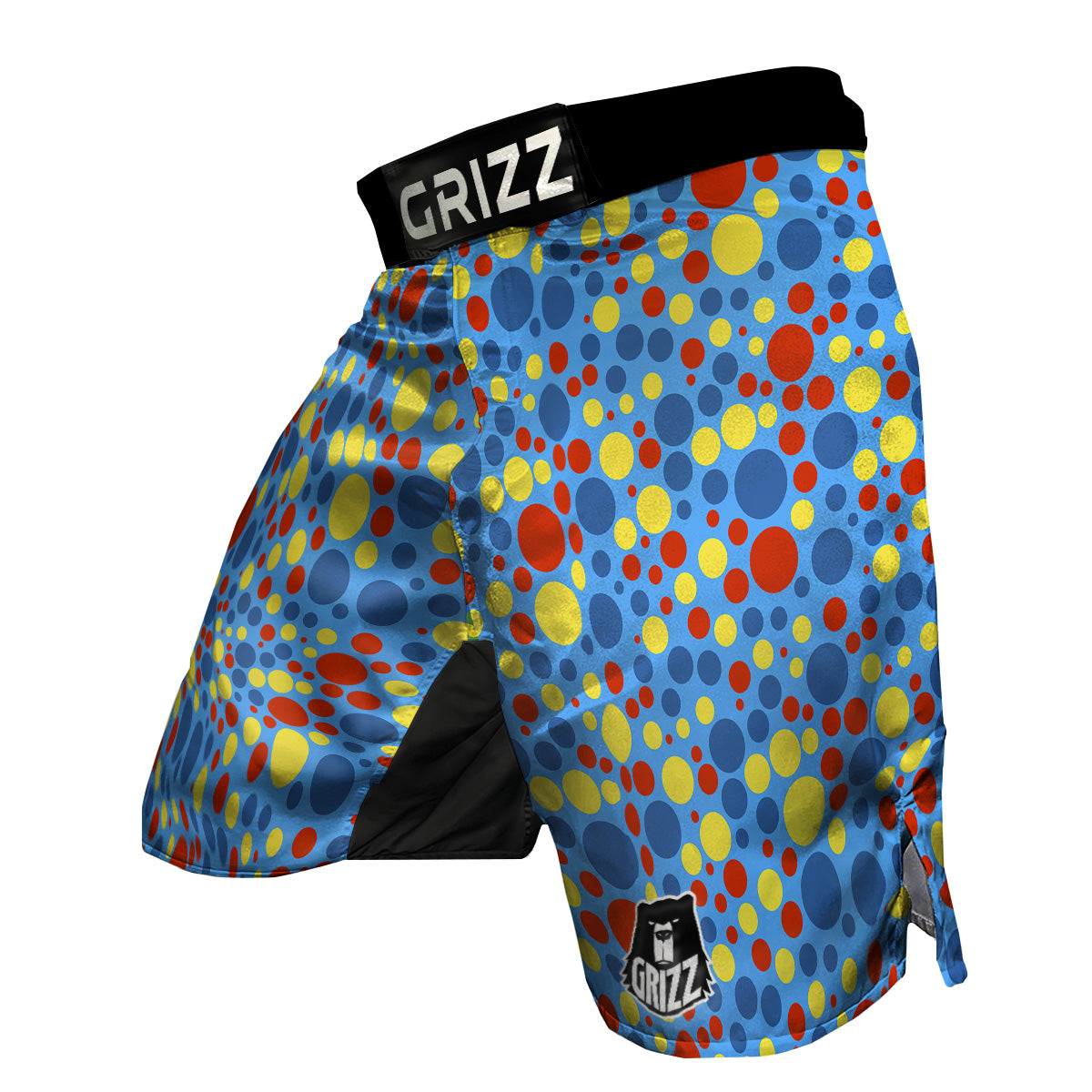 Autism Awareness Dots Color Print Pattern MMA Shorts-grizzshop