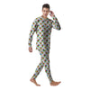 Autism Awareness Heart Print Pattern Men's Pajamas-grizzshop