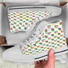 Autism Awareness Heart Print Pattern White High Top Shoes-grizzshop