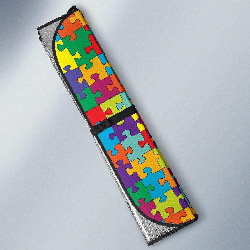 Autism Awareness Merchandise Car Sun Shade-grizzshop