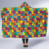 Autism Awareness Merchandise Hooded Blanket-grizzshop