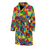 Autism Awareness Merchandise Men Long Robe-grizzshop