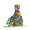 Autism Awareness Merchandise Pattern Print Hooded Blanket-grizzshop