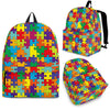 Autism Awareness Merchandise Pattern Print Premium Backpack-grizzshop