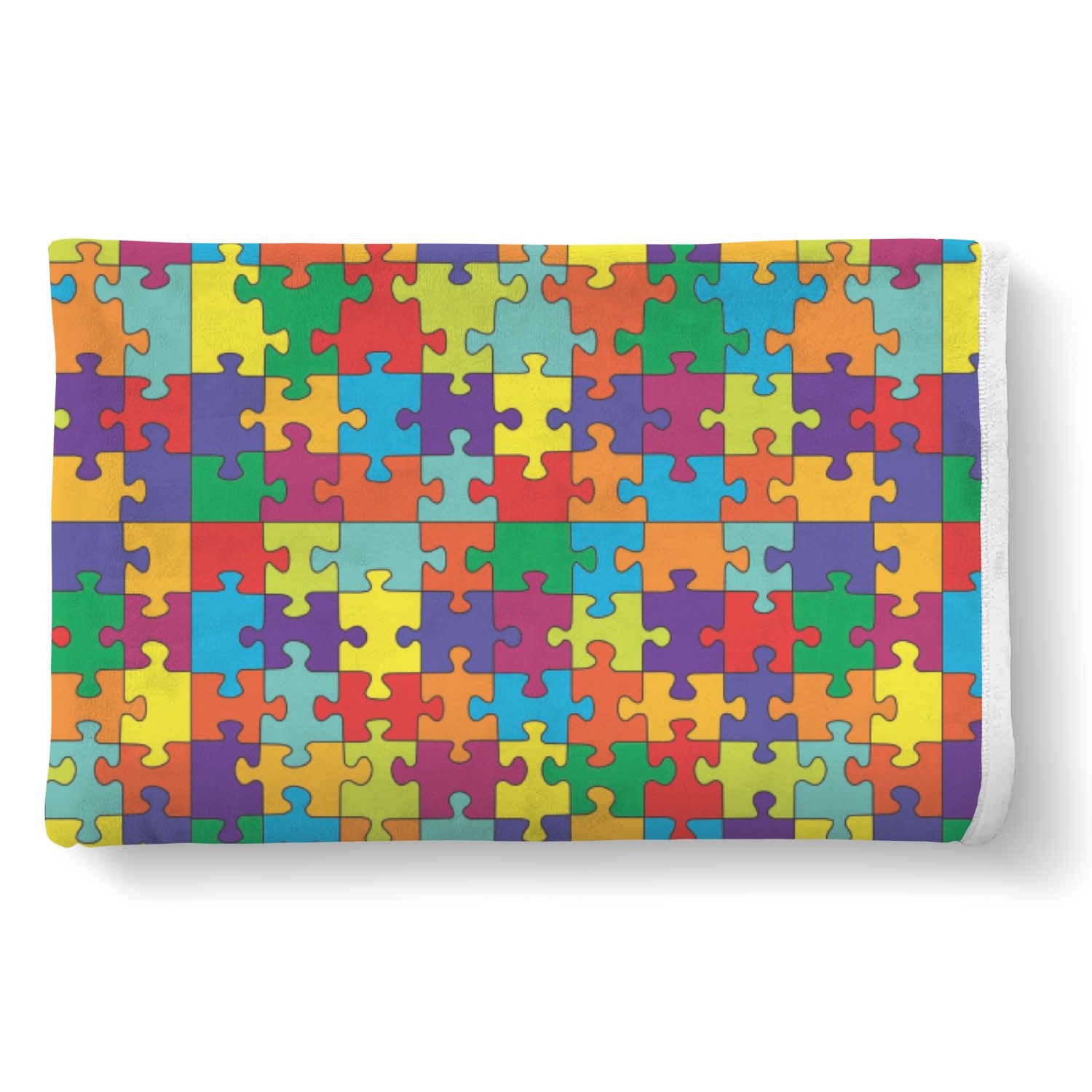Autism Awareness Merchandise Pattern Print Throw Blanket-grizzshop