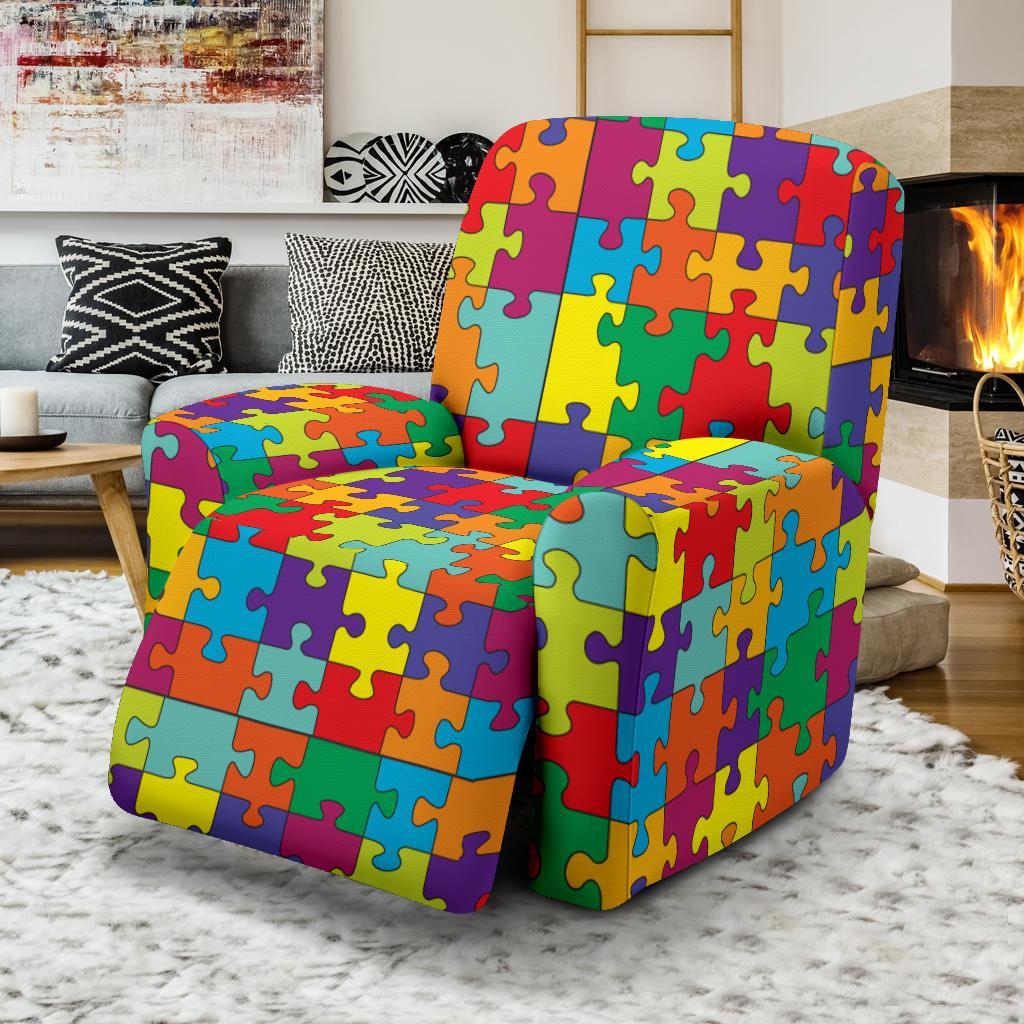 Autism Awareness Merchandise Recliner Cover-grizzshop