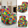 Autism Awareness Merchandise Recliner Cover-grizzshop