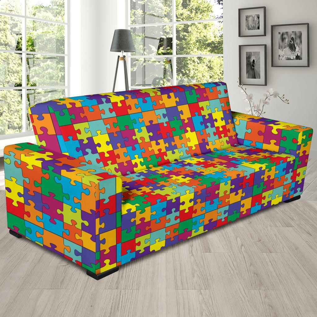 Autism Awareness Merchandise Sofa Covers-grizzshop