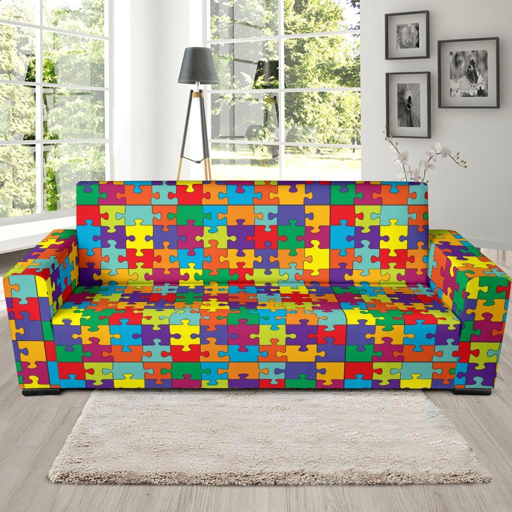 Autism Awareness Merchandise Sofa Covers-grizzshop