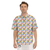 Autism Awareness Print Pattern Men's Short Sleeve Shirts-grizzshop