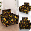 Autumn Sunflower Armchair Cover-grizzshop