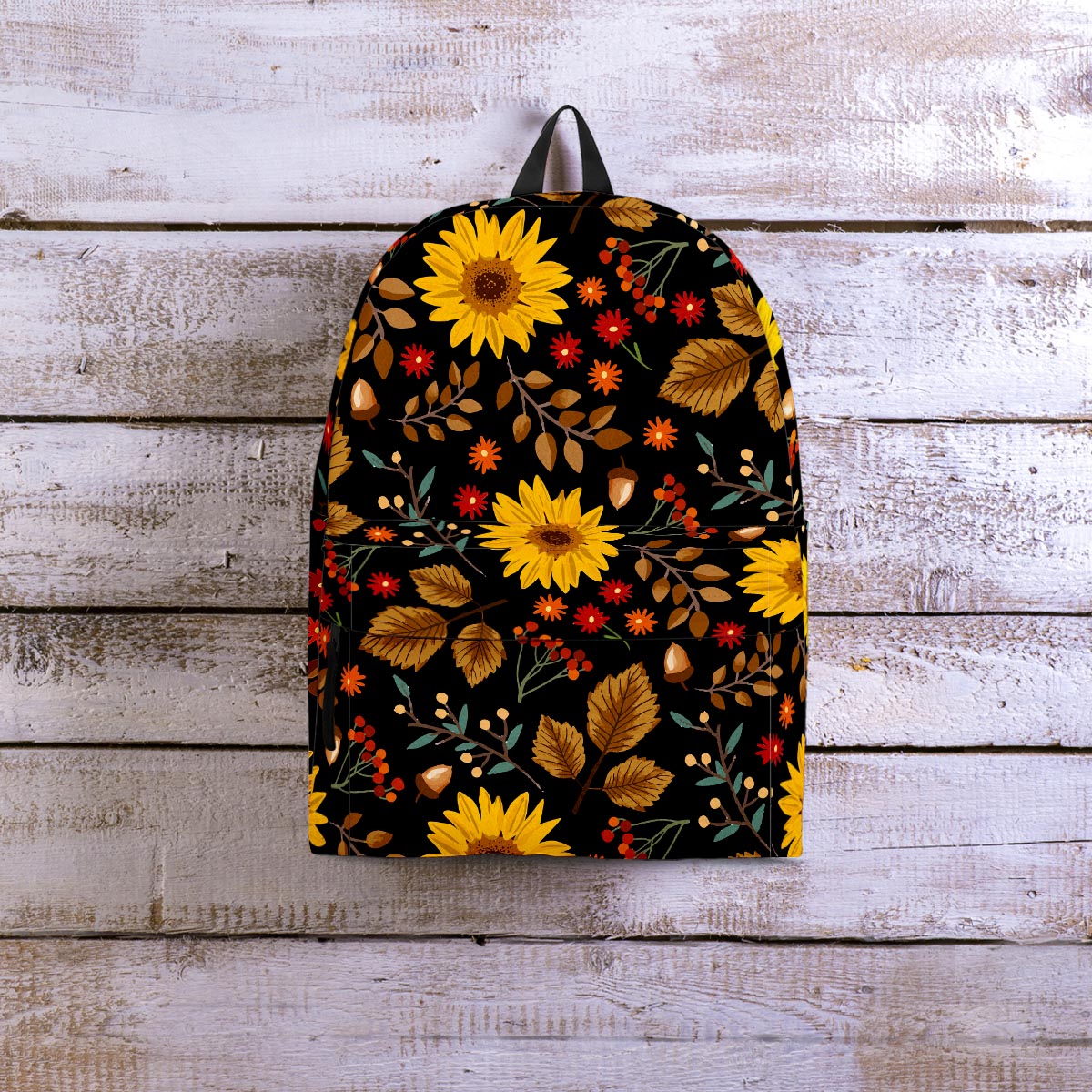 Autumn Sunflower Backpack-grizzshop