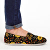 Autumn Sunflower Canvas Shoes-grizzshop