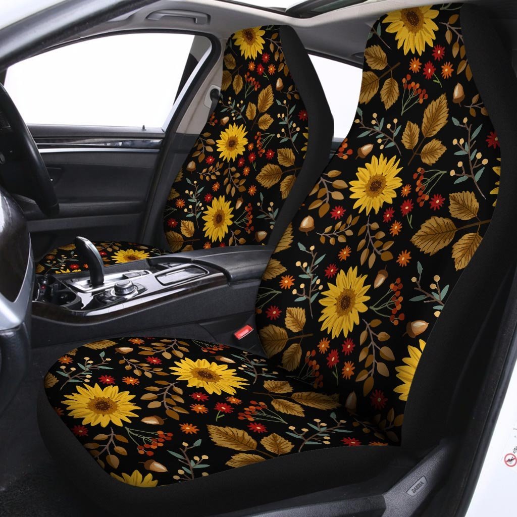 Autumn Sunflower Car Seat Covers-grizzshop