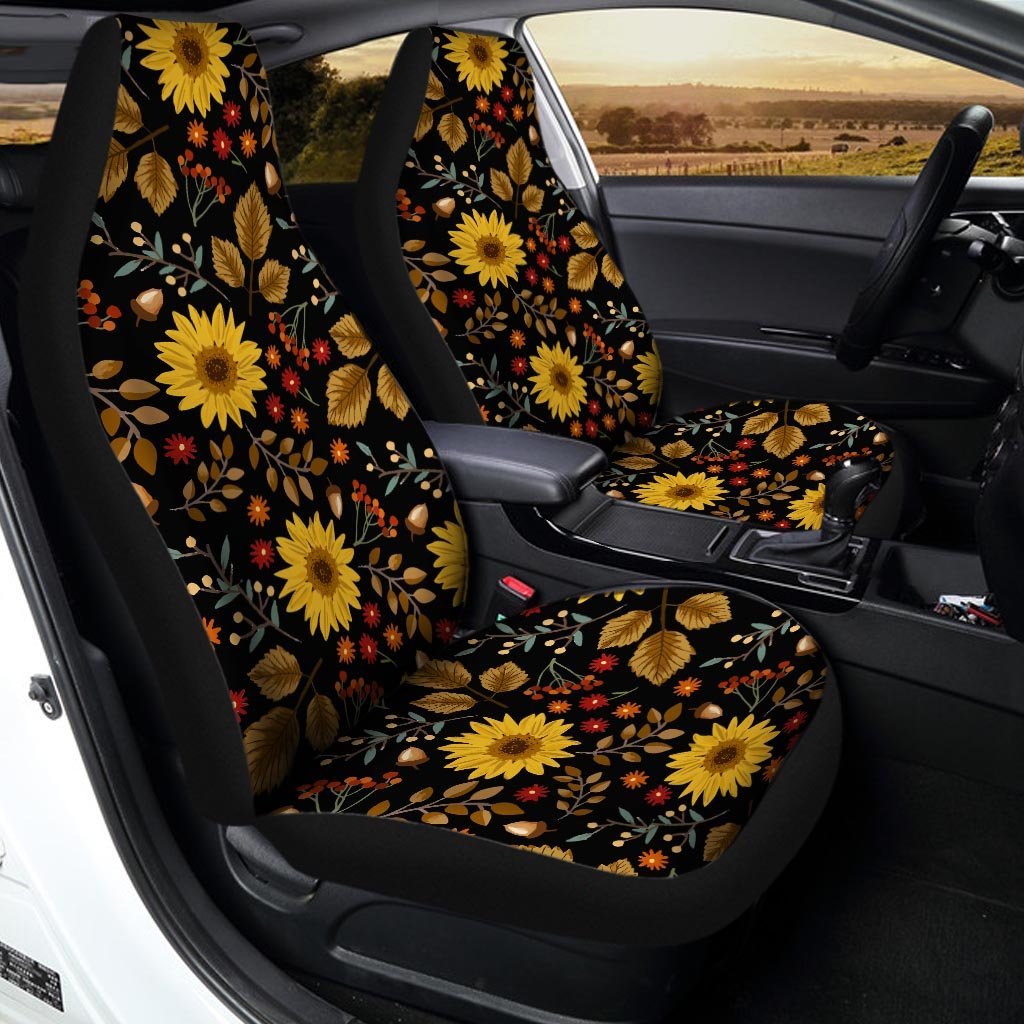 Autumn Sunflower Car Seat Covers-grizzshop