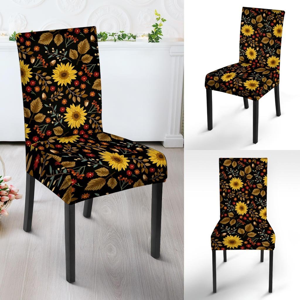 Autumn Sunflower Chair Cover-grizzshop