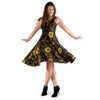 Autumn Sunflower Dress-grizzshop