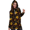 Autumn Sunflower Hoodie Dress-grizzshop