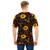 Autumn Sunflower Men T Shirt-grizzshop