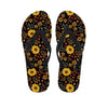 Autumn Sunflower Men's Flip Flops-grizzshop