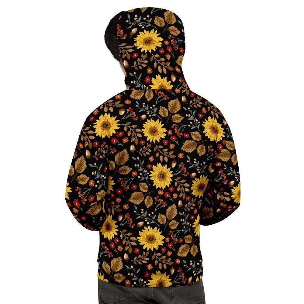 Autumn Sunflower Men's Hoodie-grizzshop