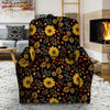 Autumn Sunflower Recliner Cover-grizzshop