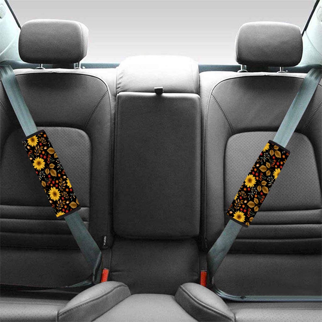 Autumn Sunflower Seat Belt Cover-grizzshop