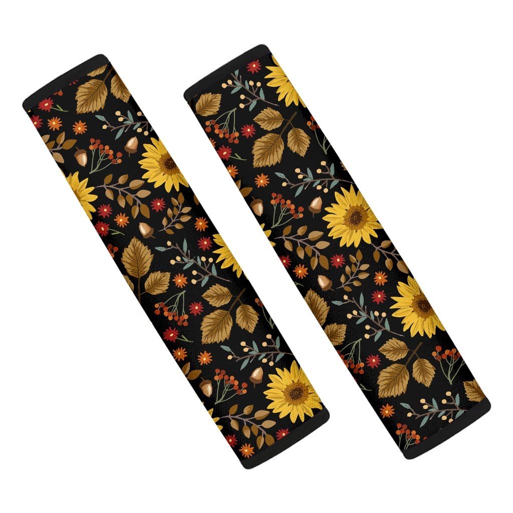 Autumn Sunflower Seat Belt Cover-grizzshop