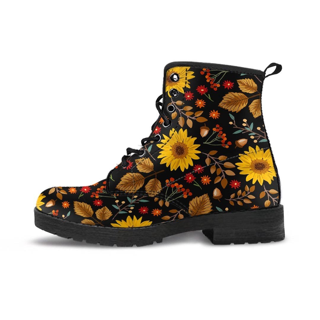 Autumn Sunflower Women's Boots-grizzshop