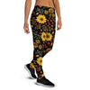 Autumn Sunflower Women's Joggers-grizzshop